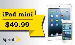 Buy an iPhone 5c or 5s, get an iPad Mini for $49.99!